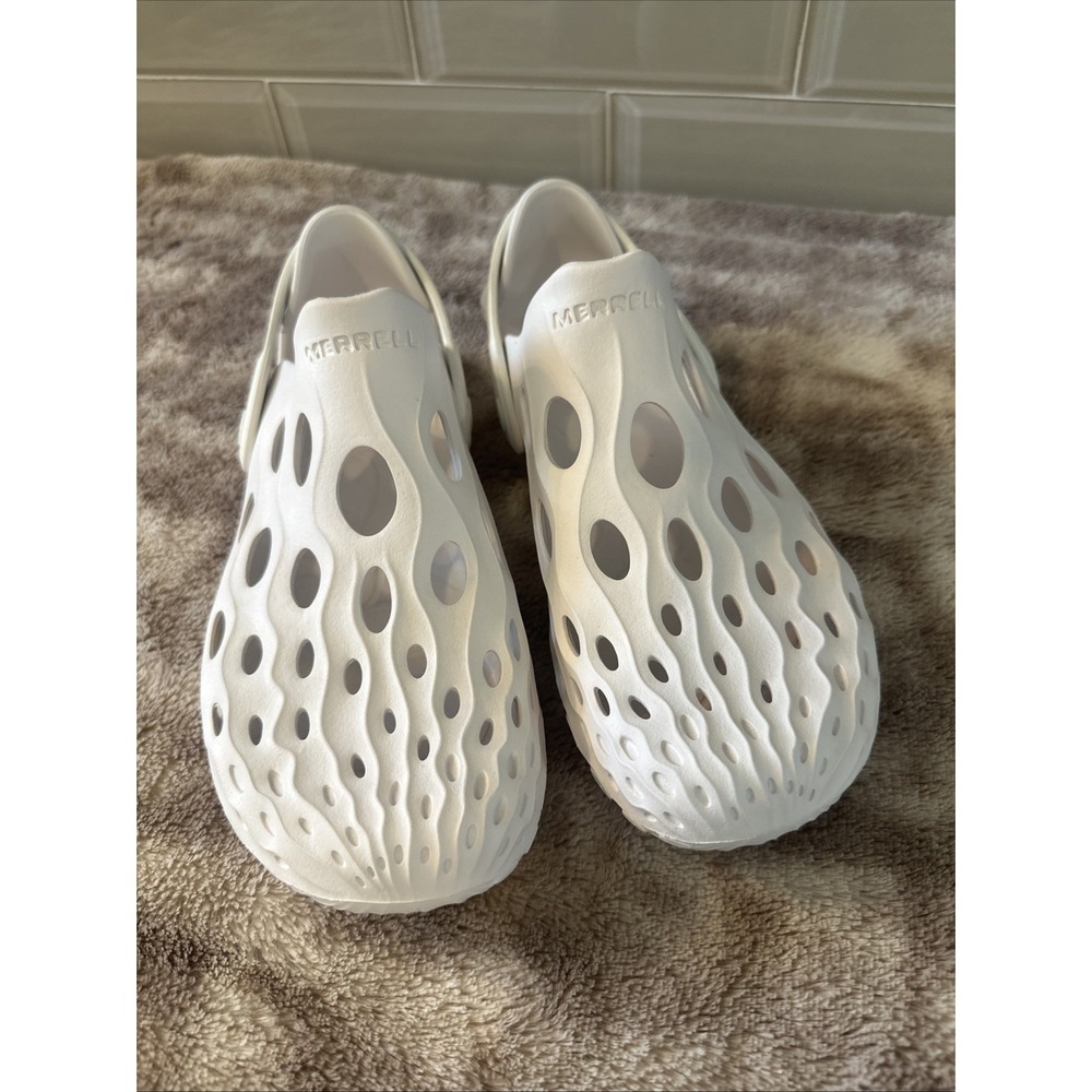 Merrell White Foam Slip-On Clog Mules